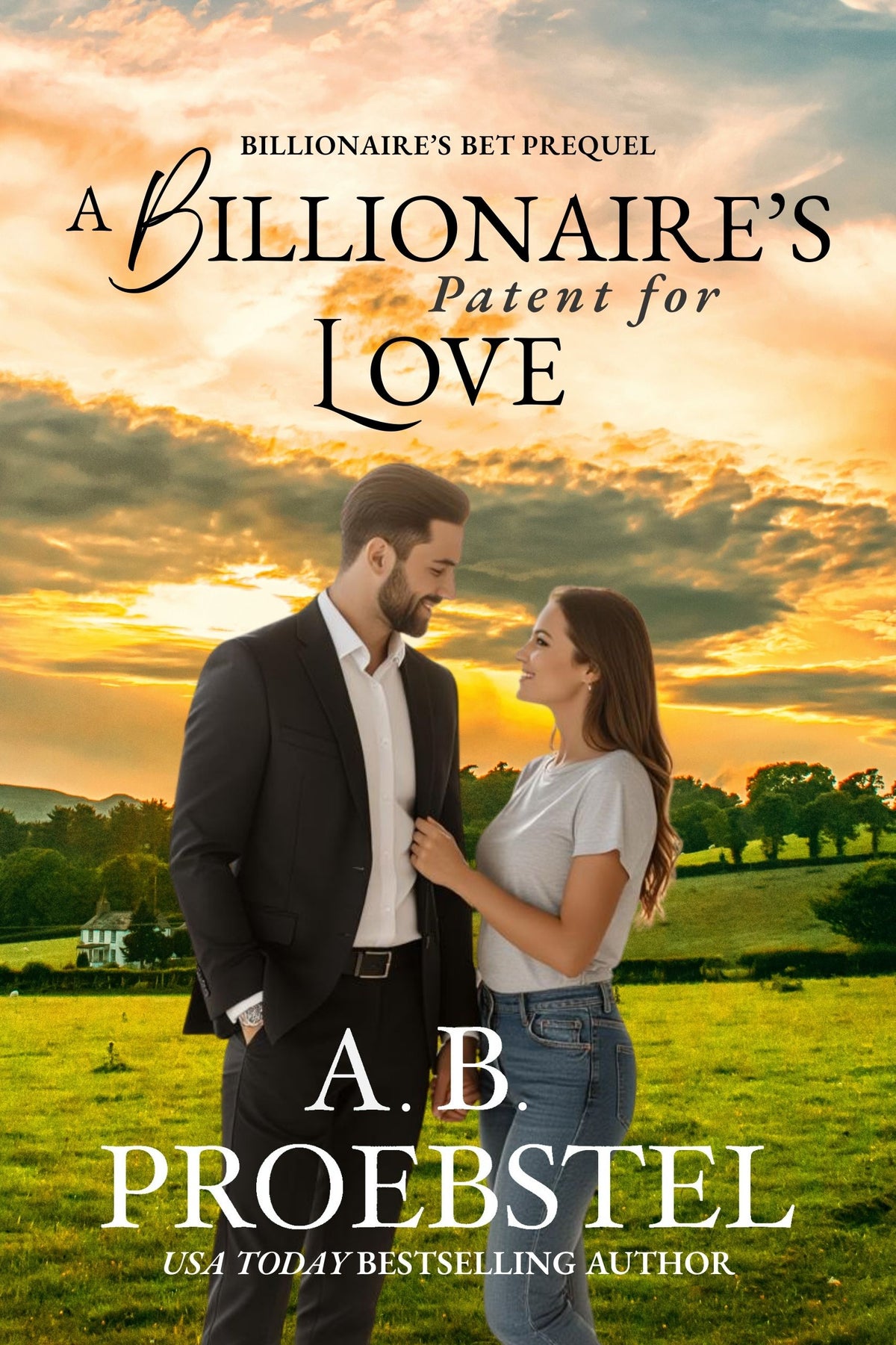 Book cover for 'A Billionaire's Patent for Love' by A. B. Proebstel