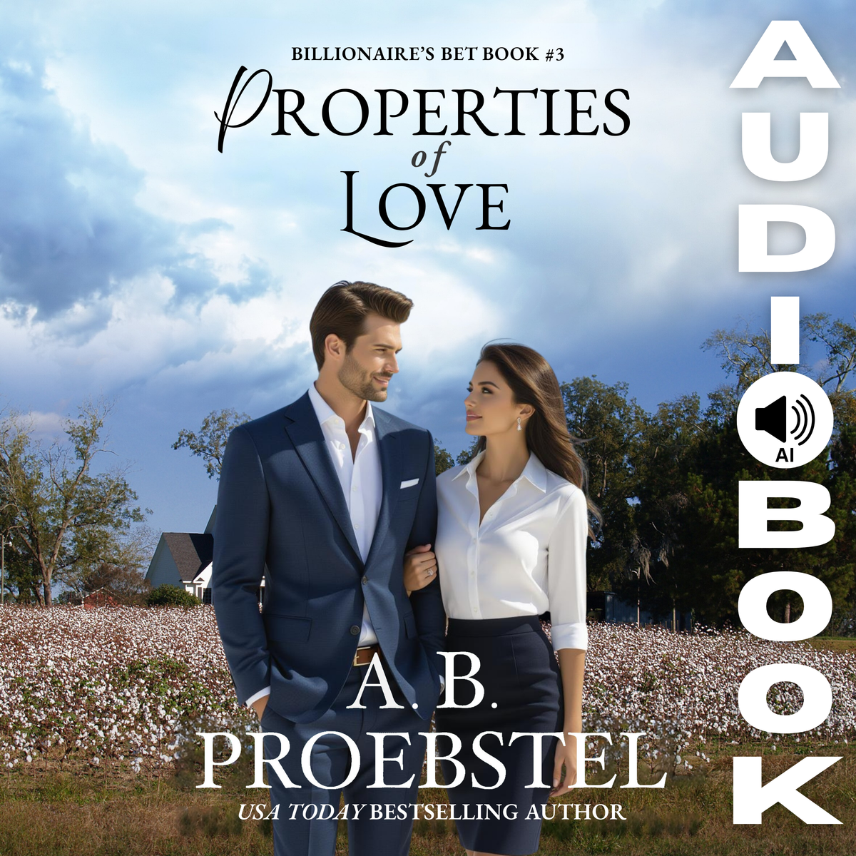 Audiobook cover for 'Properties of Love' by A. B. Proebstel