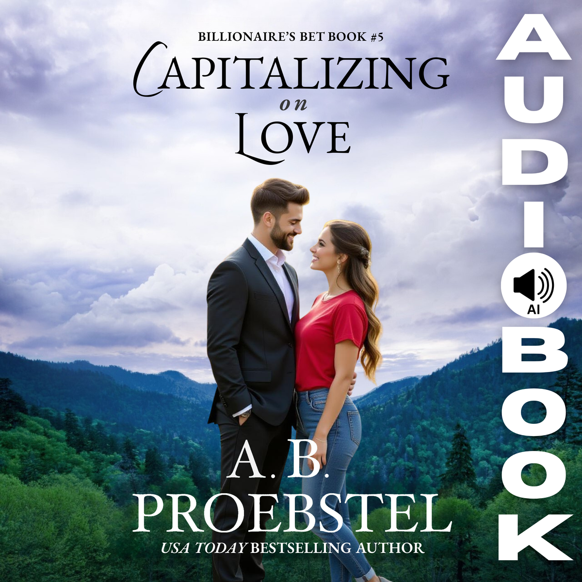 Audiobook cover for 'Capitalizing on Love' by A.B. Proebstel